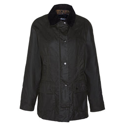 Barbour Ladies Classic Beadnell Wax Jacket - Olive