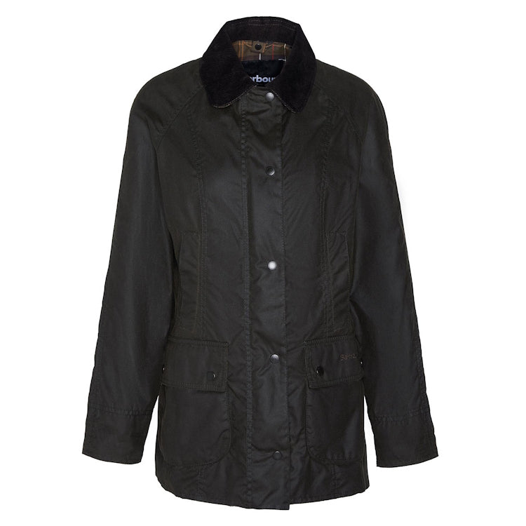 Barbour Ladies Classic Beadnell Wax Jacket - Olive