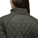 Barbour Ladies Crawford Cavalry Quilt Jacket - Olive/Ancient Tartan