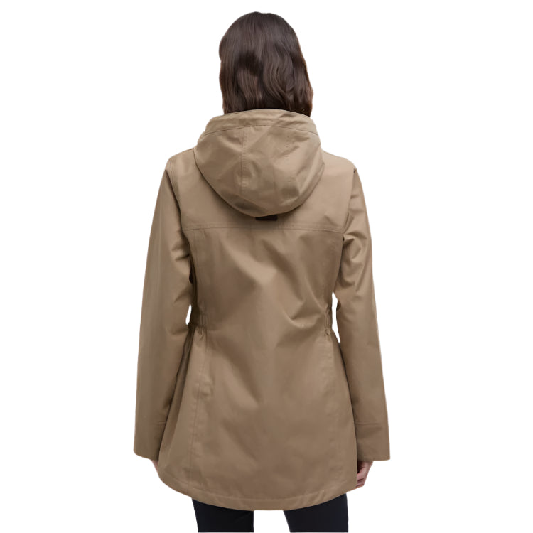 Barbour Ladies Dallas Waterproof Jacket - Military Brown/Ancient Tartan