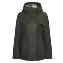 Barbour Ladies Dallas Waterproof Jacket - Olive/Ancient Tartan