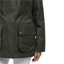 Barbour Ladies Dallas Waterproof Jacket - Olive/Ancient Tartan