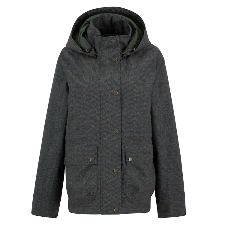Barbour Ladies Dixon Waterproof Jacket - Gardenia Tweed