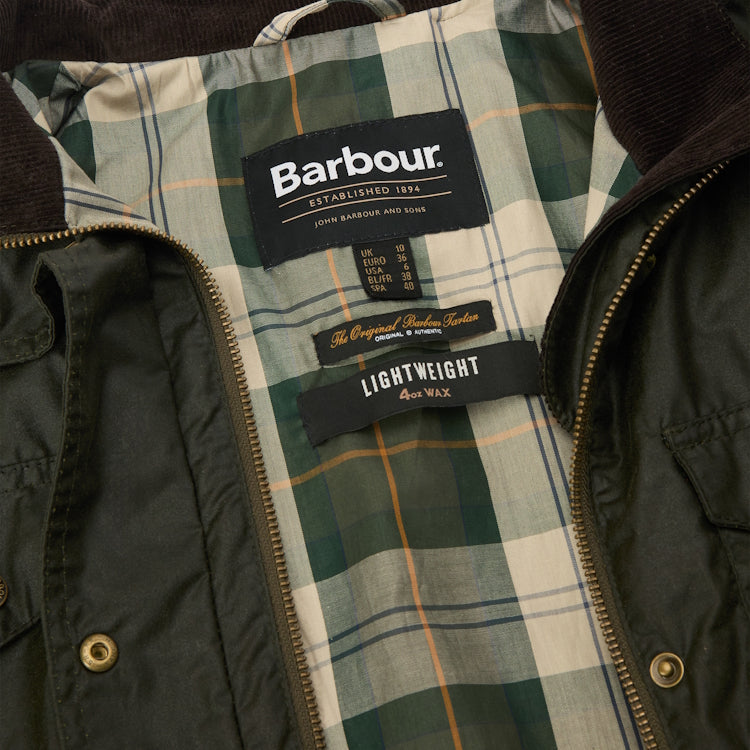 Barbour Ladies Summer Sapper Wax Jacket - Archive Olive/Ancient