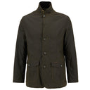 Barbour Lutz Wax Jacket - Olive - Medium