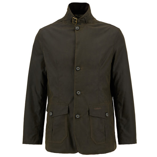 Barbour Lutz Wax Jacket - Olive - Medium