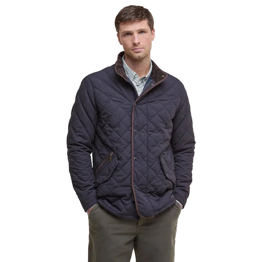 Barbour Waterproof Shoveler Quilt Jacket - Navy