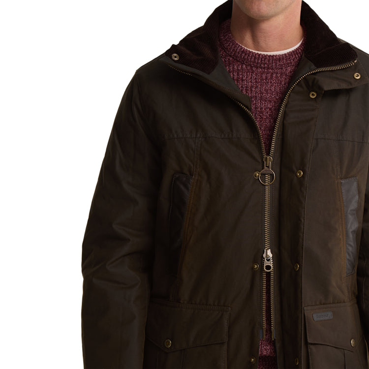 Barbour Sandale Wax Jacket - Olive 