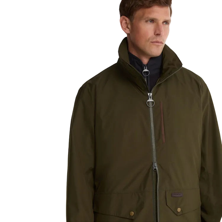 Barbour Uldale Waterproof Jacket - Olive