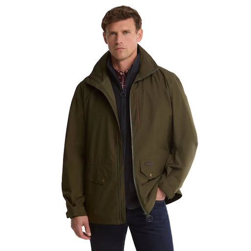 Barbour Uldale Waterproof Jacket - Olive