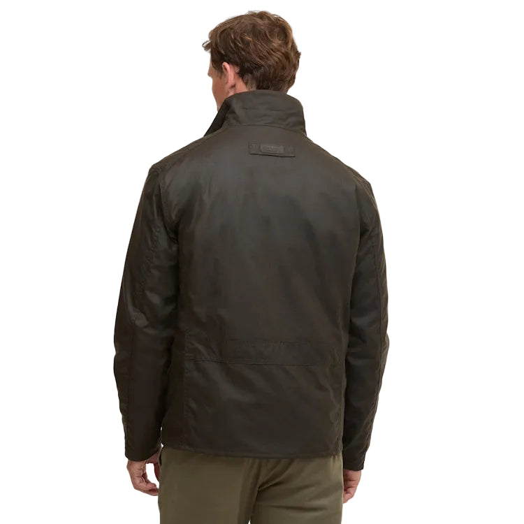 Barbour Sander Wax Jacket - Olive