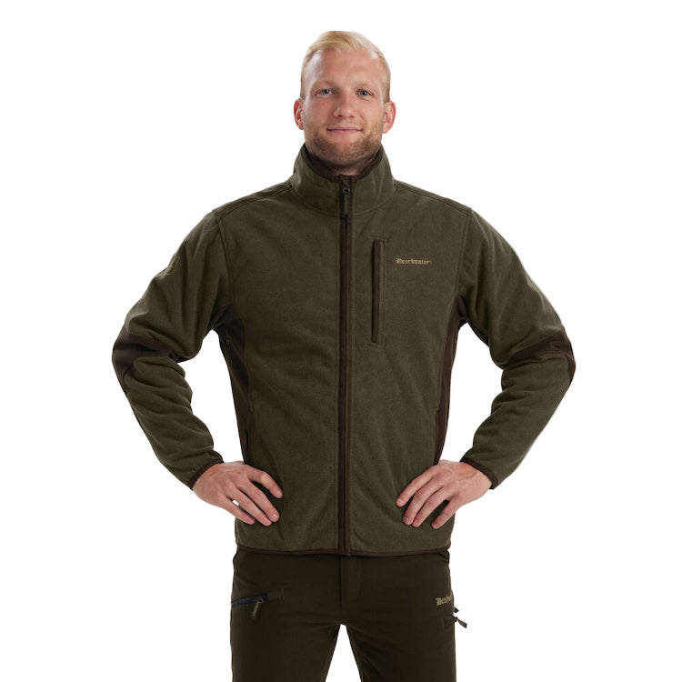 Deerhunter Gamekeeper Bonded Fleece Jacket - Graphite Green Melange
