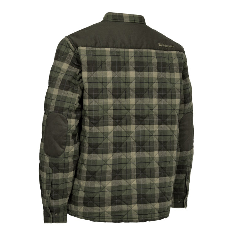 Deerhunter Elbert Padded Shirt Jacket - Green Check