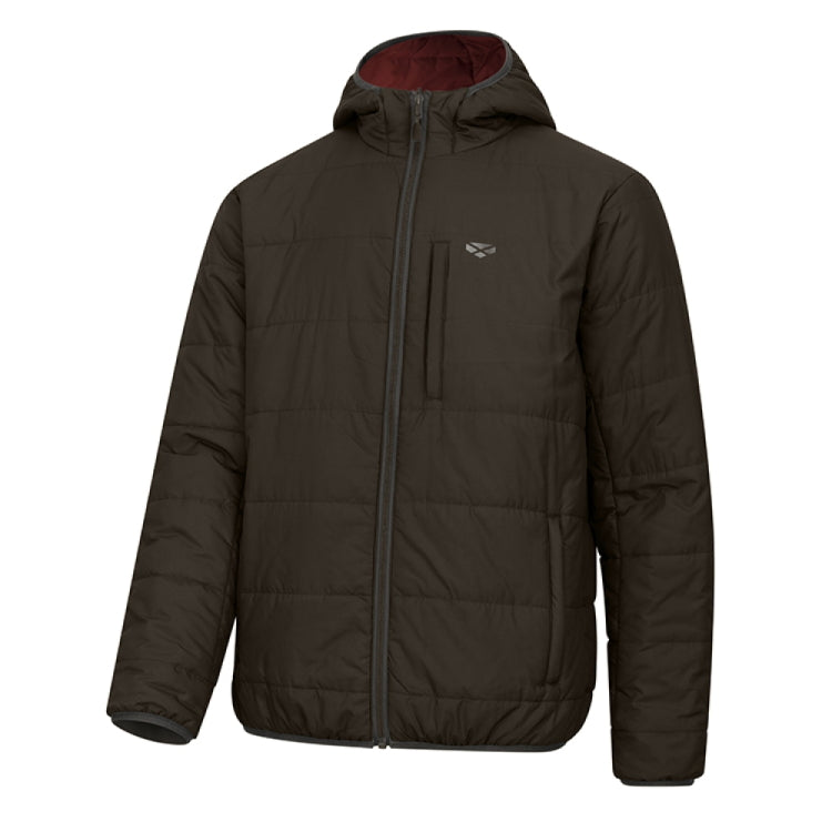 Hoggs of Fife Aviemore Reversible Insulated Jacket - Rust/Olive