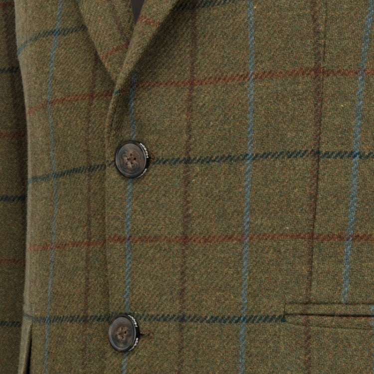 Hoggs Of Fife Kingussie Tweed Sports Jacket - Green/Blue