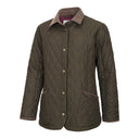 Hoggs of Fife Ladies Ladybank Quilted Jacket - Forest Green
