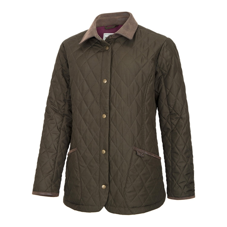 Hoggs of Fife Ladies Ladybank Quilted Jacket - Forest Green - John Norris