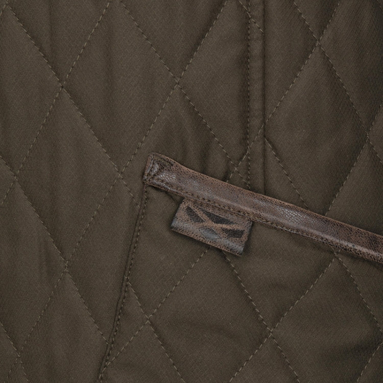 Hoggs of Fife Ladies Ladybank Quilted Jacket - Forest Green