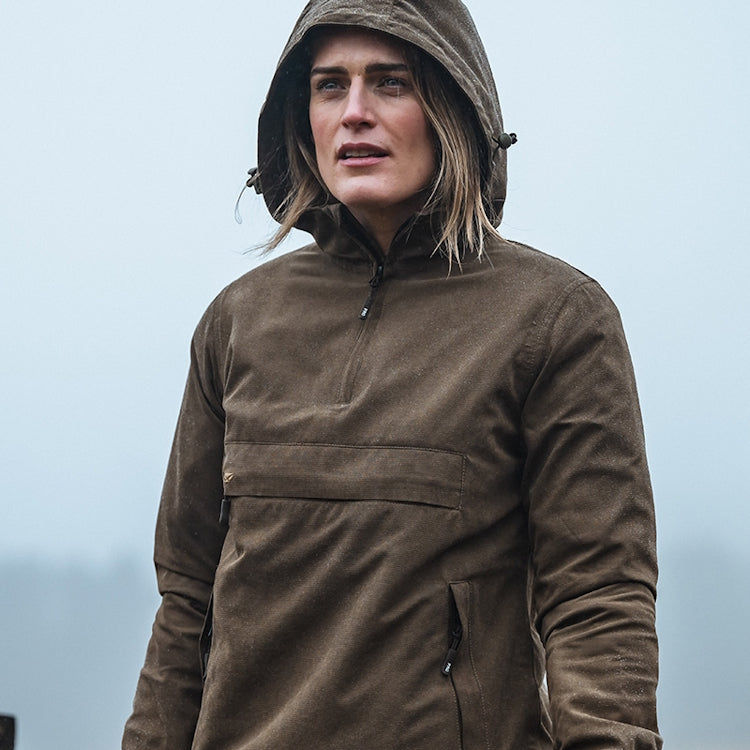 Hoggs of Fife Ladies Struther Smock Field Jacket - Sage