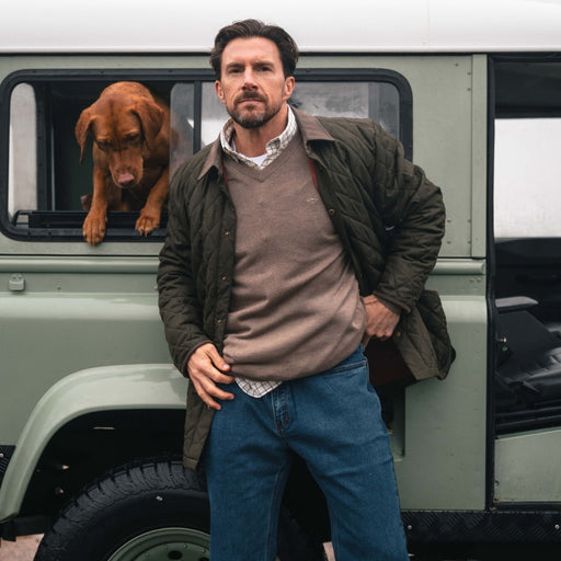 Hoggs of Fife Lochore Gents Quilted Jacket - Forest