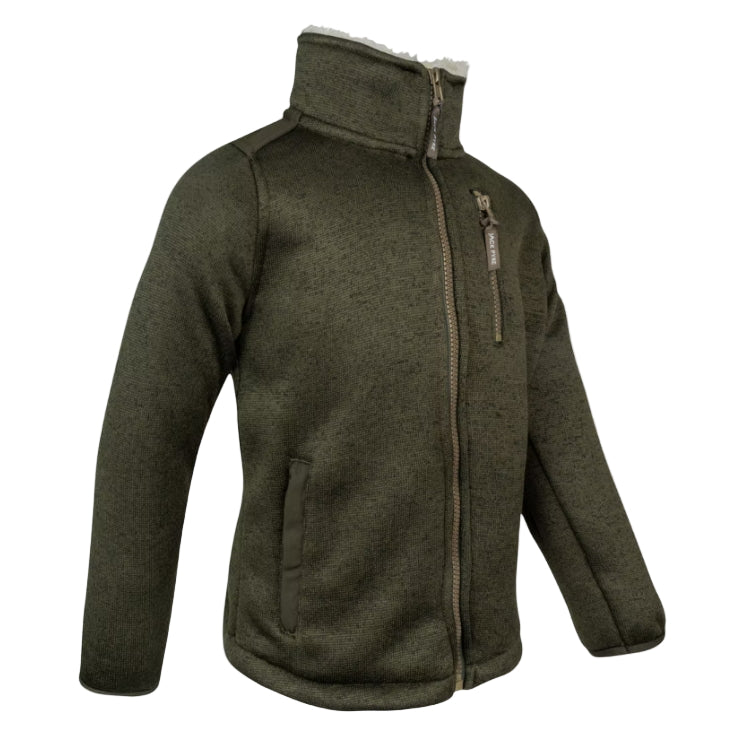 Jack Pyke Junior Scandinavian Fleece Jacket - Dark Olive