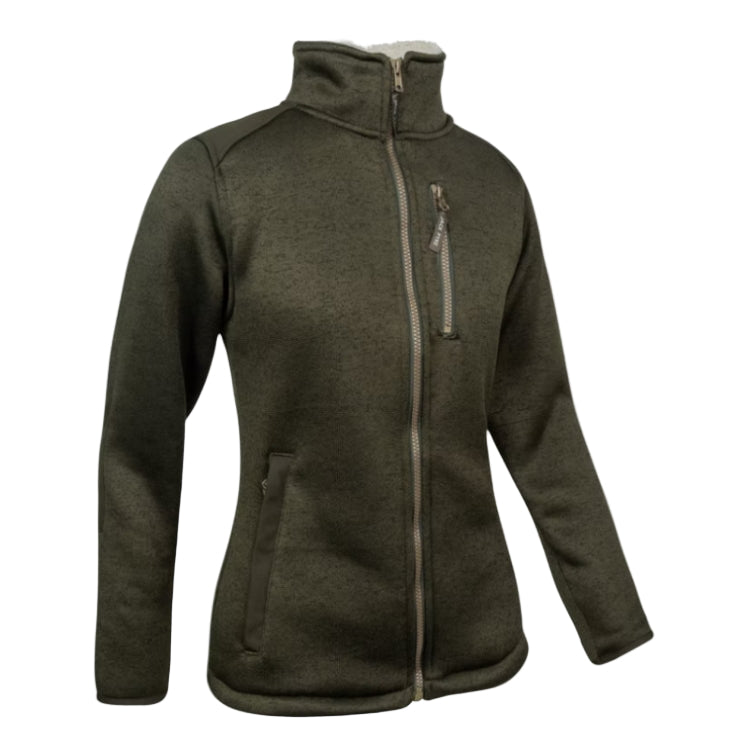 Jack Pyke Ladies Scandinavian Fleece Jacket - Dark Olive