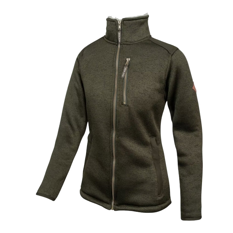 Jack Pyke Ladies Scandinavian Fleece Jacket - Dark Olive