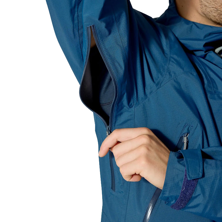 Rab Downpour Mountain Jacket - Tempest Blue