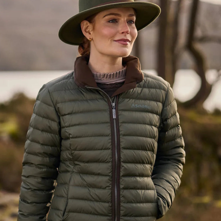 Schoffel Ladies Hambleton Down Jacket - Woodland