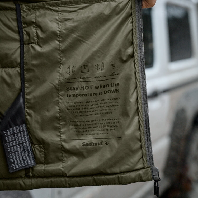 Seeland Fahrenheit Ultimo Down Jacket - Grape Leaf