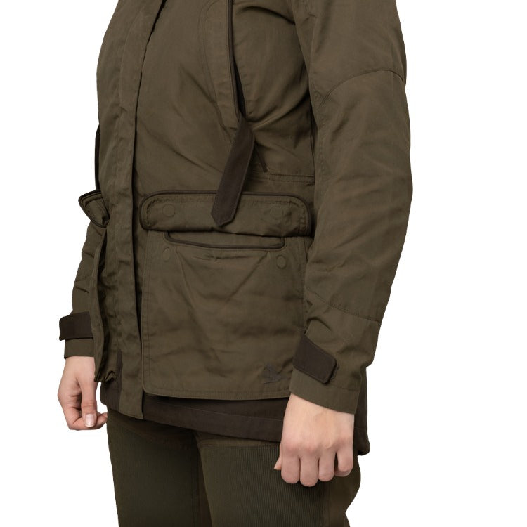 Seeland Ladies Key-Point Kora Jacket - Pine Green/Grizzly Brown