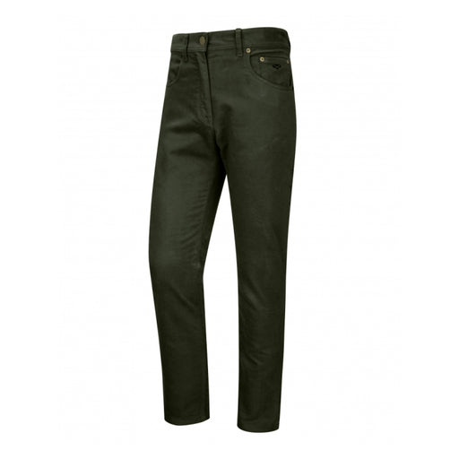 Hoggs of Fife Carrick Technical Stretch Moleskin Jeans - Olive