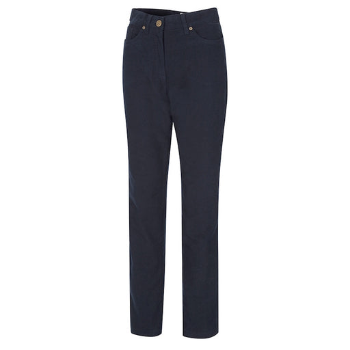 Hoggs of Fife Ladies Catrine Technical Stretch Moleskin Jeans - Midnight Navy