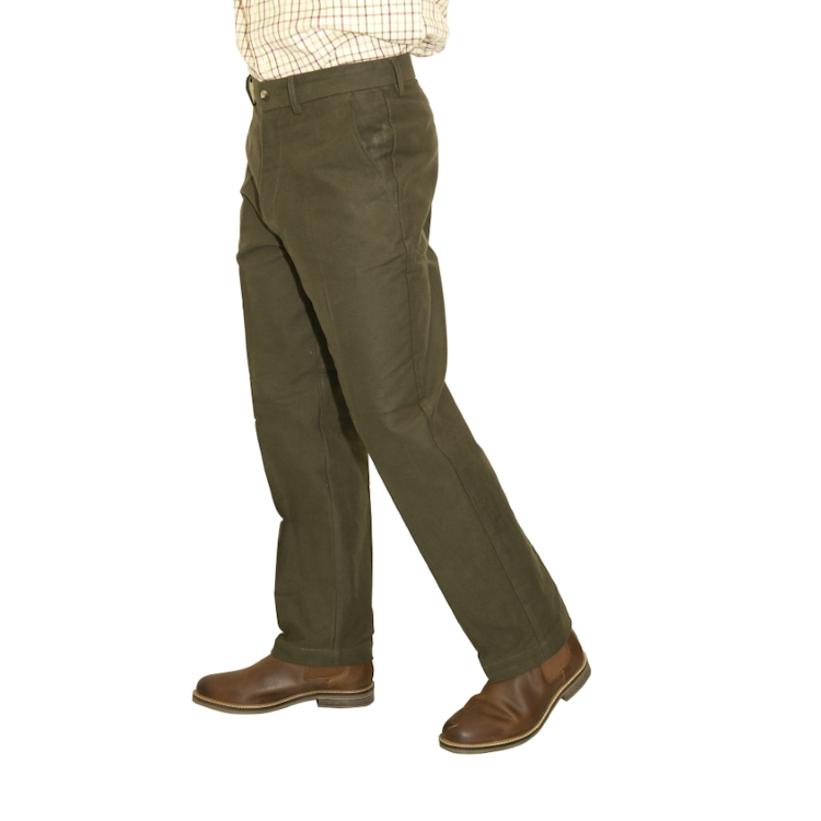 John Norris Moleskin Trousers - Olive
