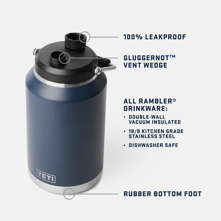 Yeti Rambler 1.0 Gallon Jug 2.0 - Navy