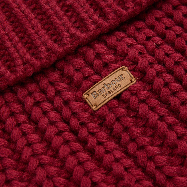 Barbour Saltburn Dog Jumper - Biking Red