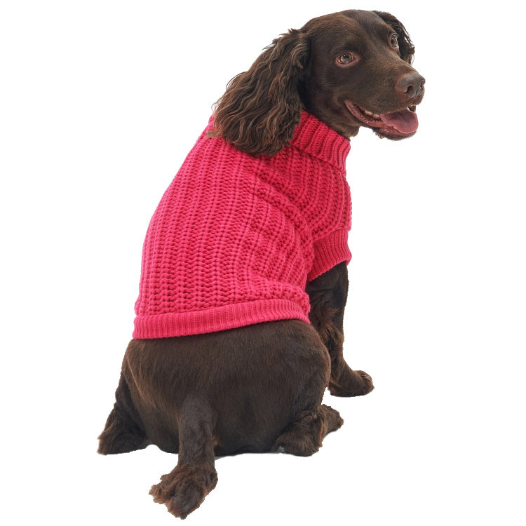 Barbour Saltburn Dog Jumper - Pink Dahlia