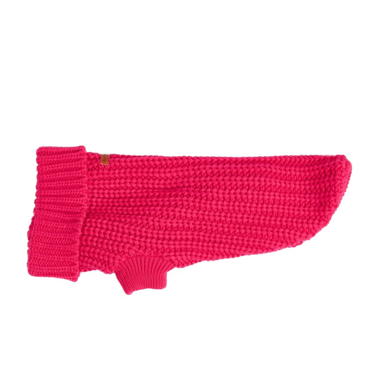 Barbour Saltburn Dog Jumper - Pink Dahlia