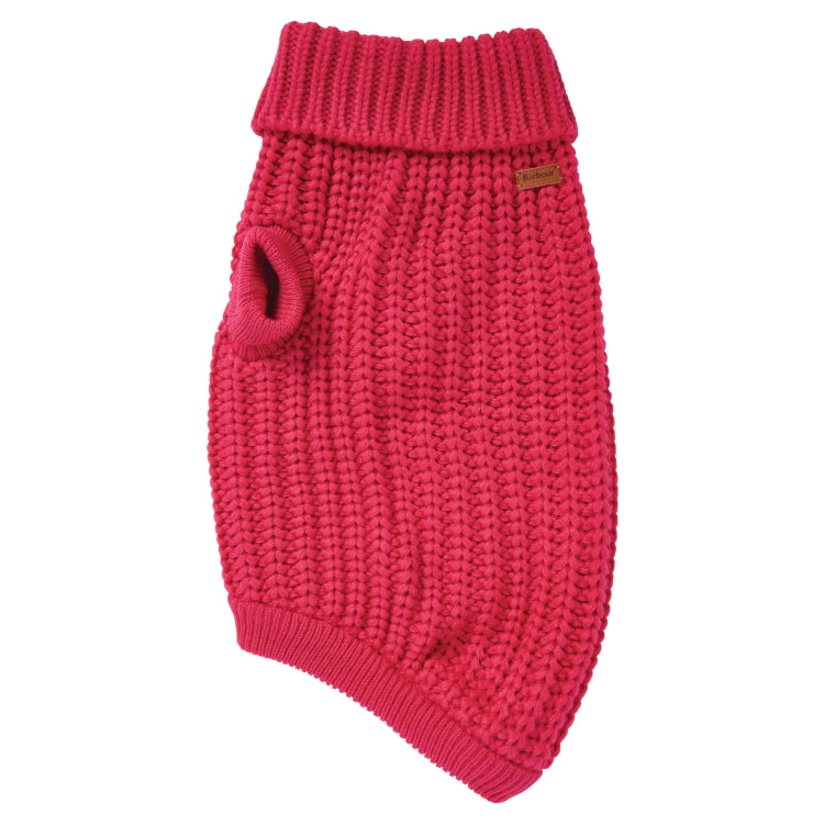 Barbour Saltburn Dog Jumper - Pink Dahlia