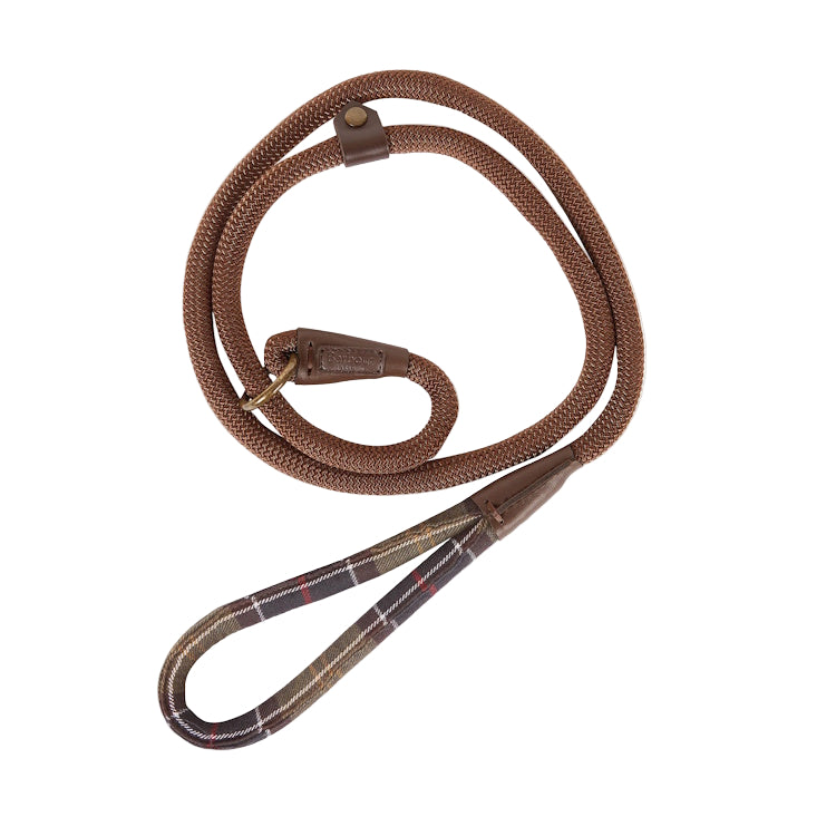 Barbour Tartan Trimmed Slip Lead