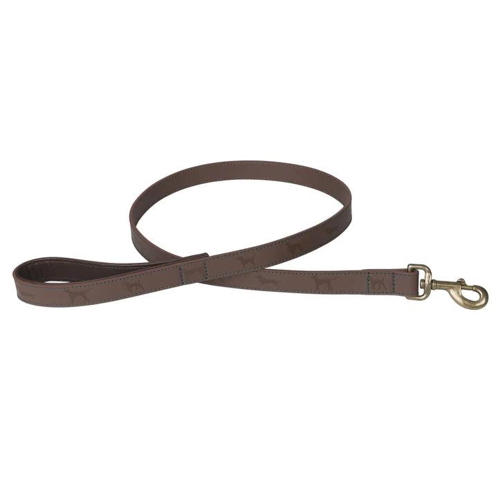 Sophie Allport Woof Leather Dog Lead