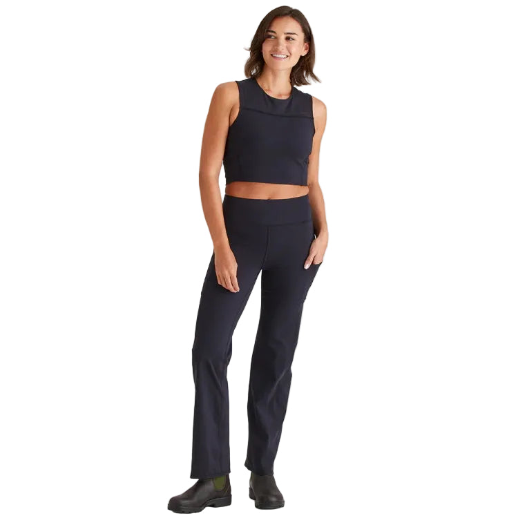 Ridgeline Ladies Infinity Straight Leg Leggings - Black