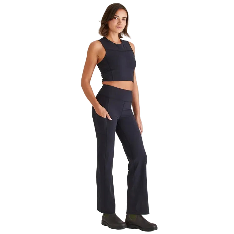 Ridgeline Ladies Infinity Straight Leg Leggings - Black