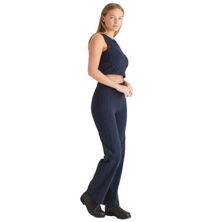Ridgeline Ladies Infinity Straight Leg Leggings - Navy