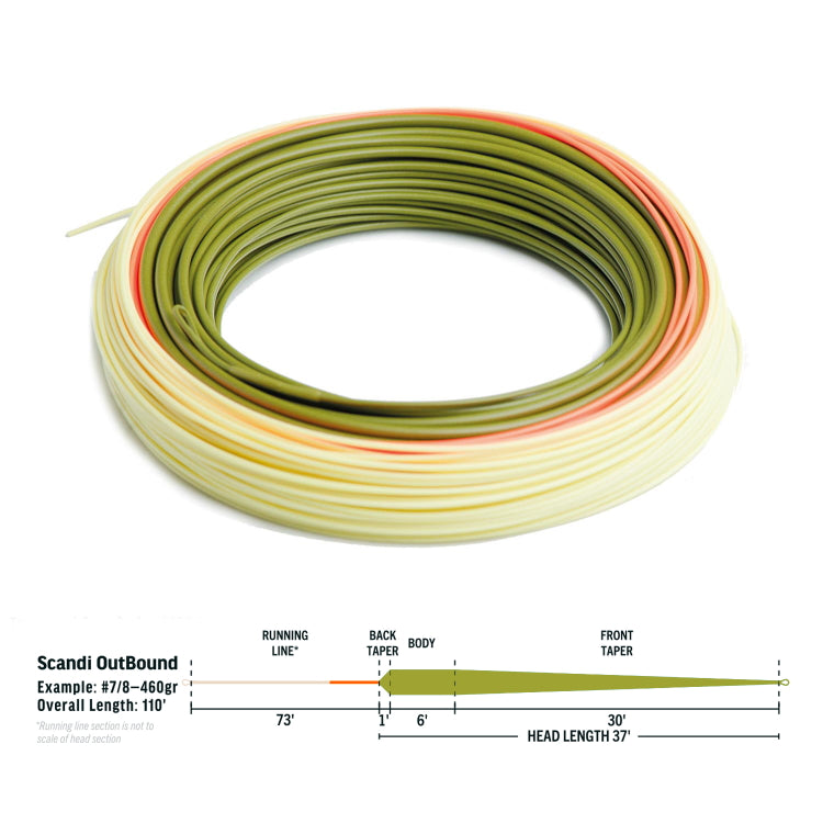 Rio Elite Scandi Outbound Hover Fly Lines - John Norris