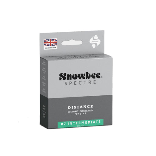 Snowbee XS-Plus Spectre Distance Intermediate Fly Line - Aqua / Chartreuse