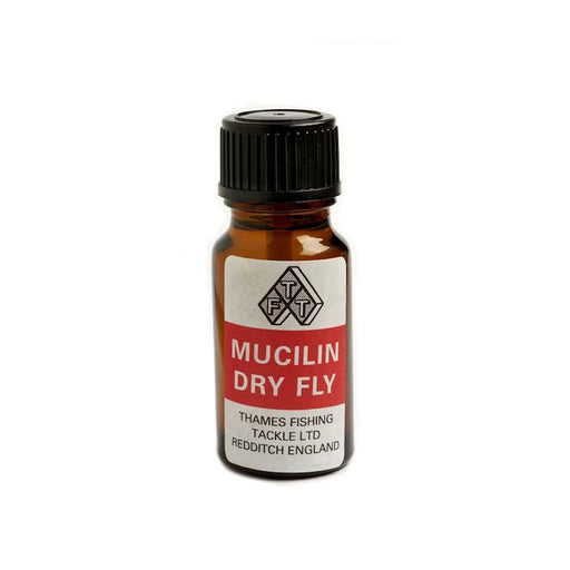 Mucilin Red Liquid Bottle and Brush