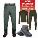 Guideline Laxa Waist Waders and Traction Sole Boots Offer