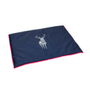 House of Paws Stag Water Resistant Reversible Boot Mat - Navy