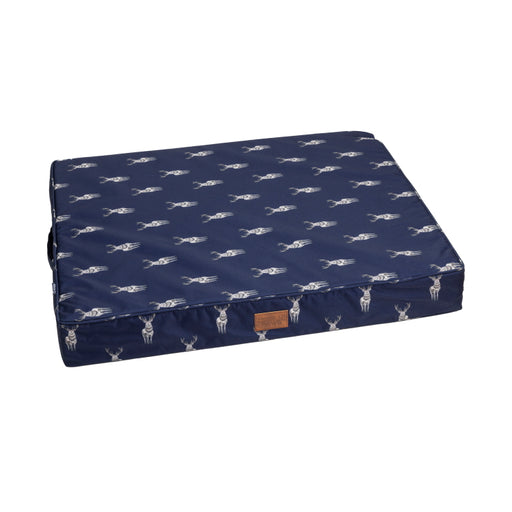 House of Paws Stag Water Resistant Mattress - Navy